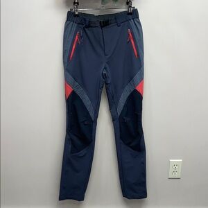 Columbia Sportswear Company Omni Shade Hiking Pants Articulated Knees Belted M